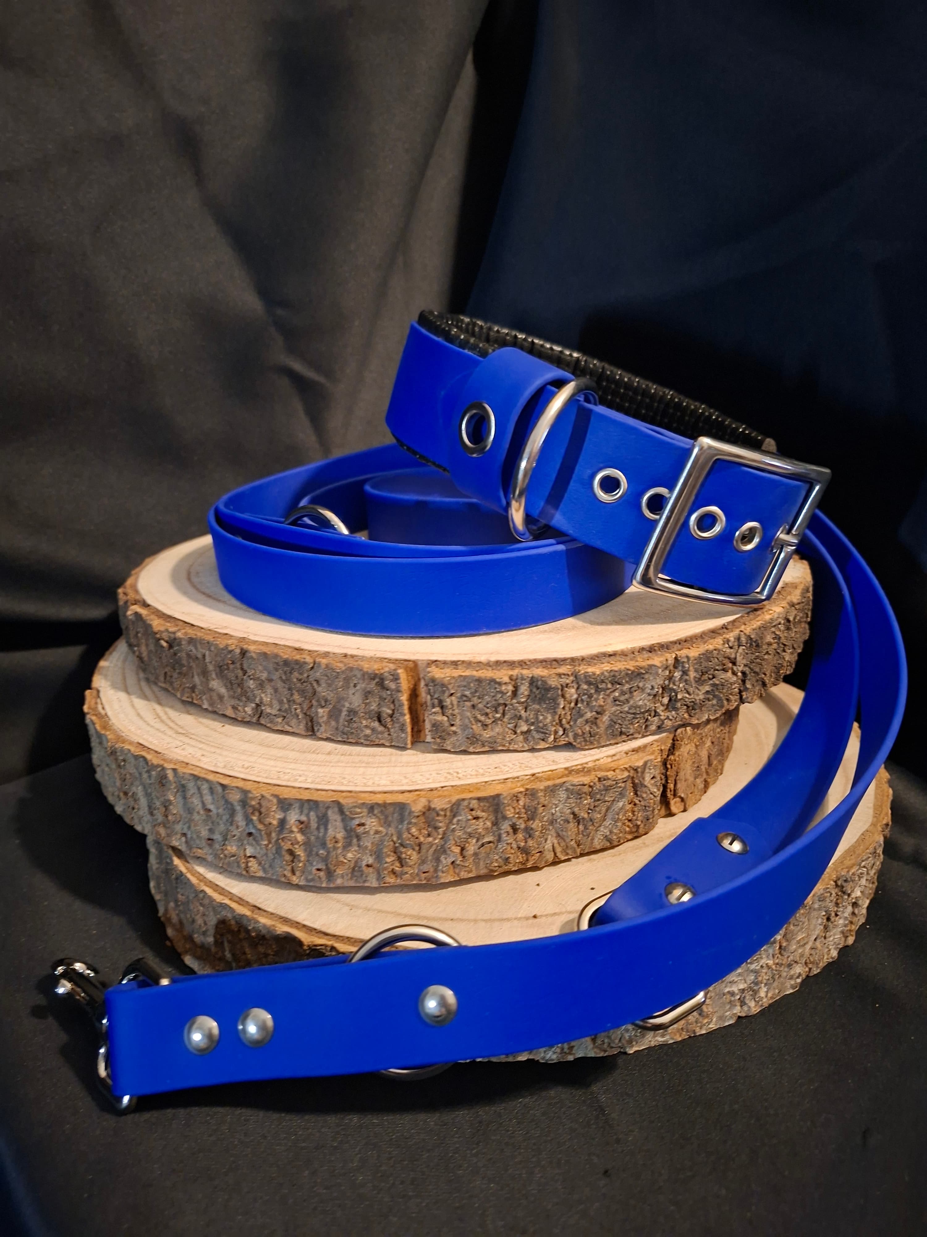 Handgefertigte Biothane-Leine in Naturtönen